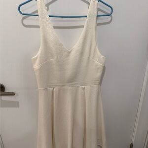 Everly Ivory Textured Dress